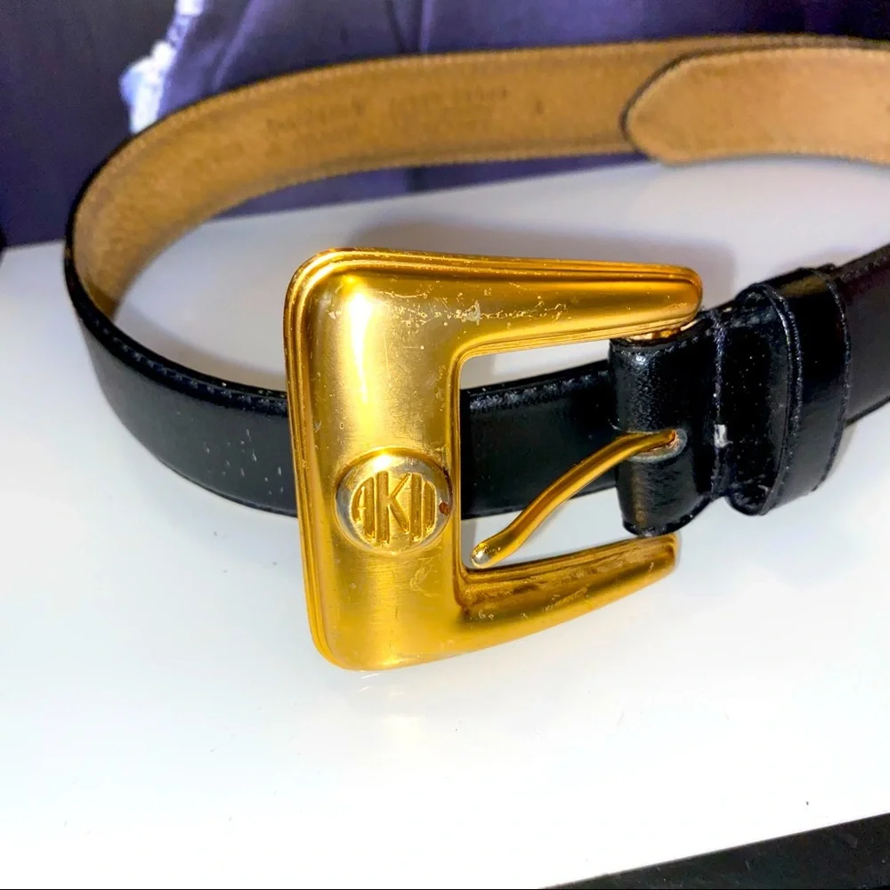 Anne‎ Klein for Oroton black belt with gold buckle